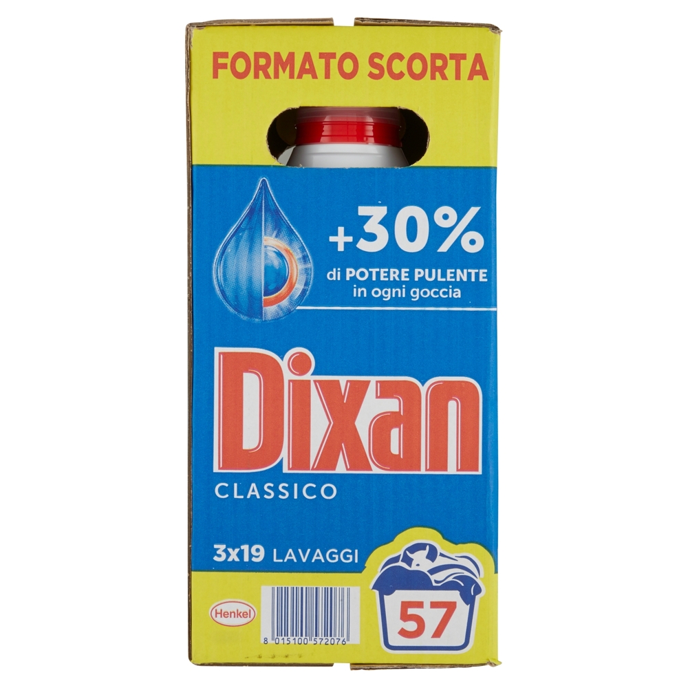 DIXAN Liquido Classico 360° Tripack 57 Lav. (3x19)